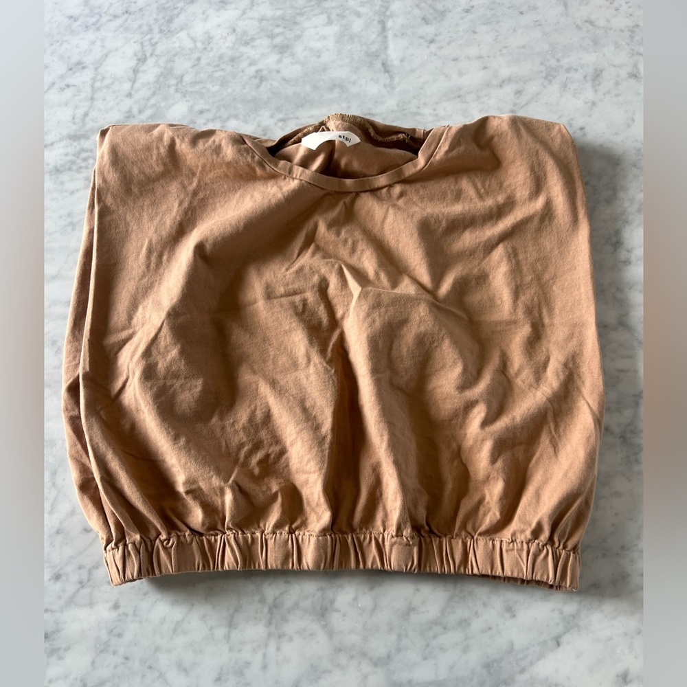 Tan Crop Top 🤎
